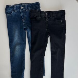 Cat & Jack Blue and Black Kids Ultimate Stretch Skinny Jeans